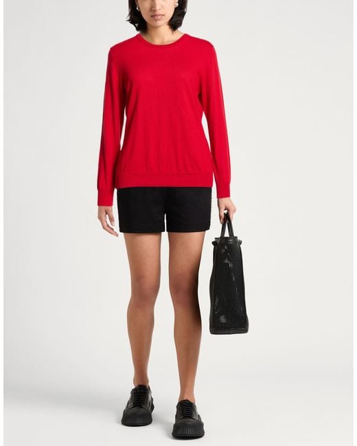 Ballantyne Red Sweater Cotton