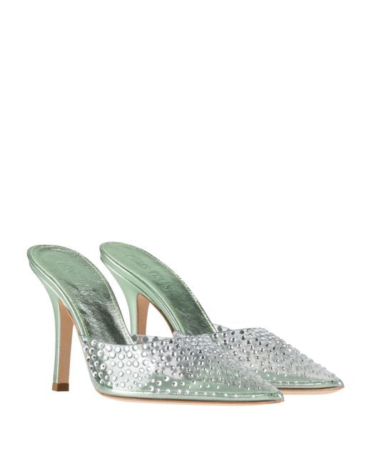 Paris Texas White Light Mules & Clogs Pvc