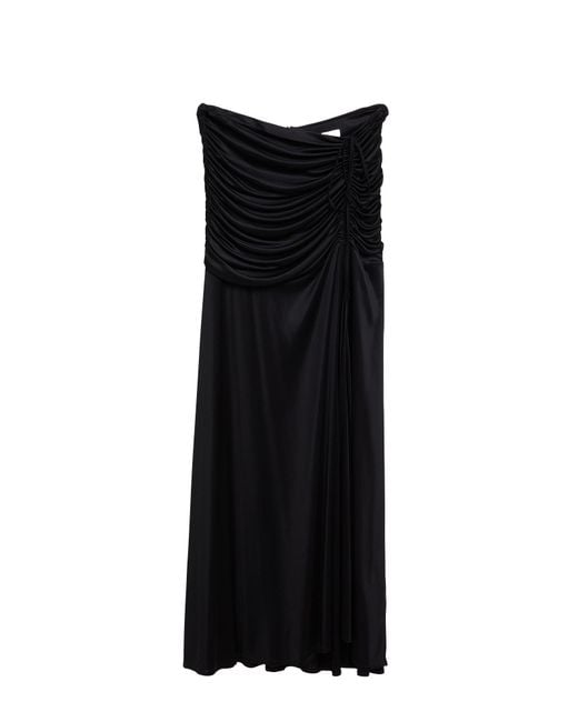 Suoli Black Maxi Skirt Viscose