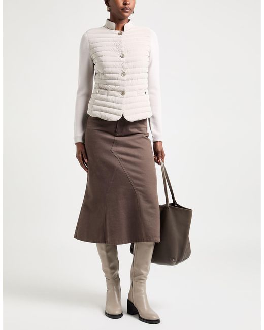 Moorer Gray Light Puffer Polyamide, Polyester, Wool, Cashmere, Silk
