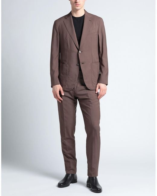 Caruso Brown Suit for men