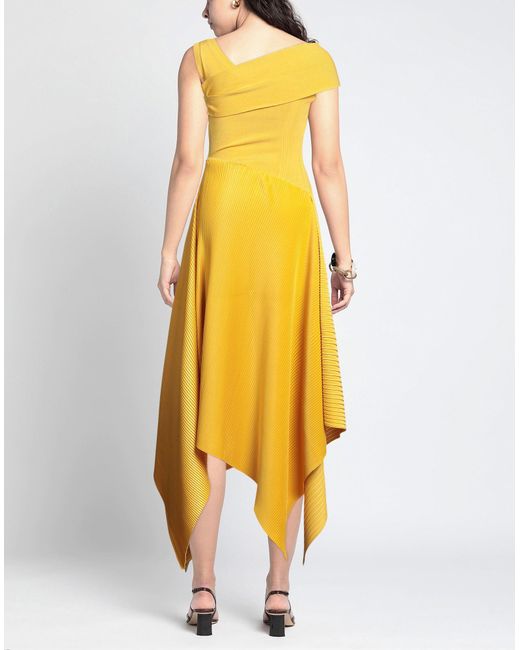 AZ FACTORY Yellow Midi Dress