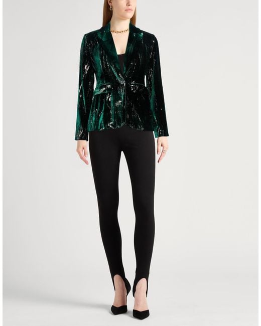 Avant Toi Green Blazer Viscose, Silk, Elastane
