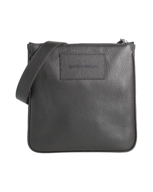 Borse A Tracolla di Emporio Armani in Gray da Uomo