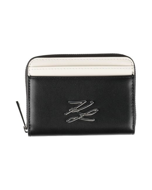 Karl Lagerfeld Black Coin Purses