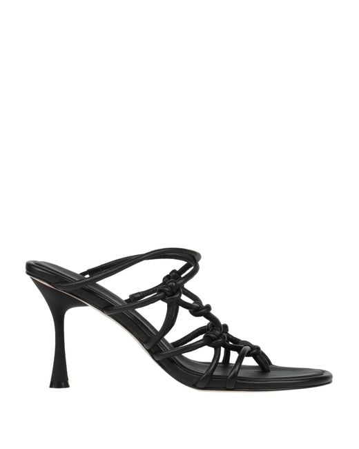 STUDIO AMELIA Black Thong Sandal