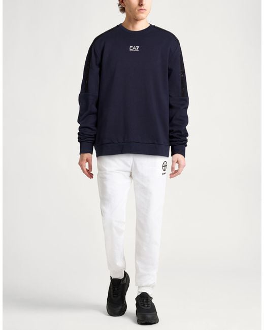 EA7 Blue Sweatshirt for men