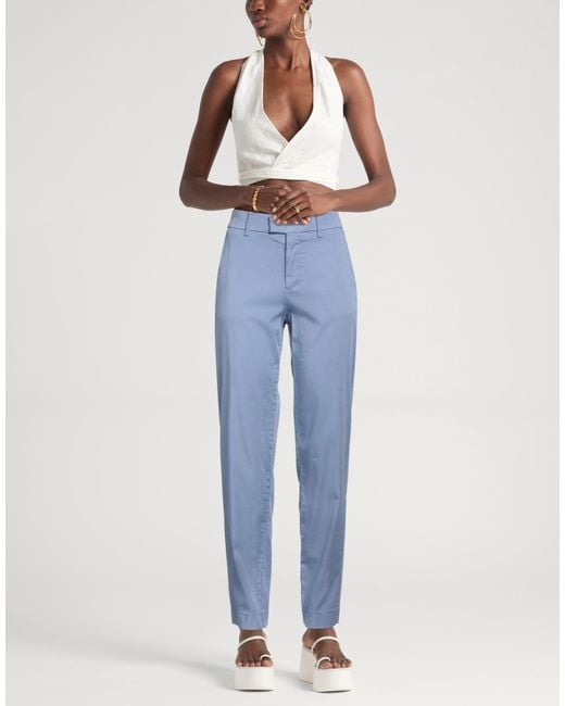 Berwich Blue Pants Lyocell, Elastane