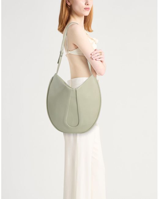 THEMOIRÈ Gray Shoulder Bag Polyurethane
