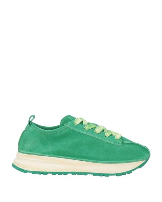 Moma Green Sneakers Leather