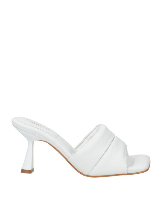 Tosca Blu White Sandals Leather