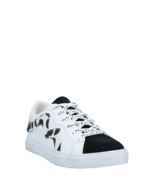 Manila Grace Metallic Sneakers Leather, Textile Fibers
