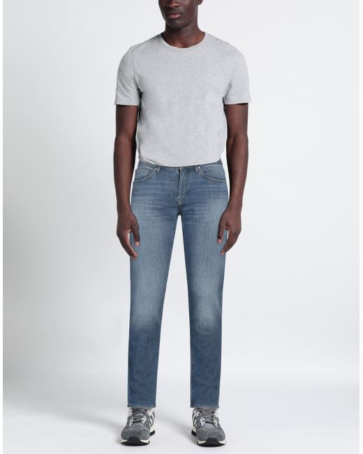 ARMANI EXCHANGE Blue Jeans Cotton, Polyester, Elastane for men