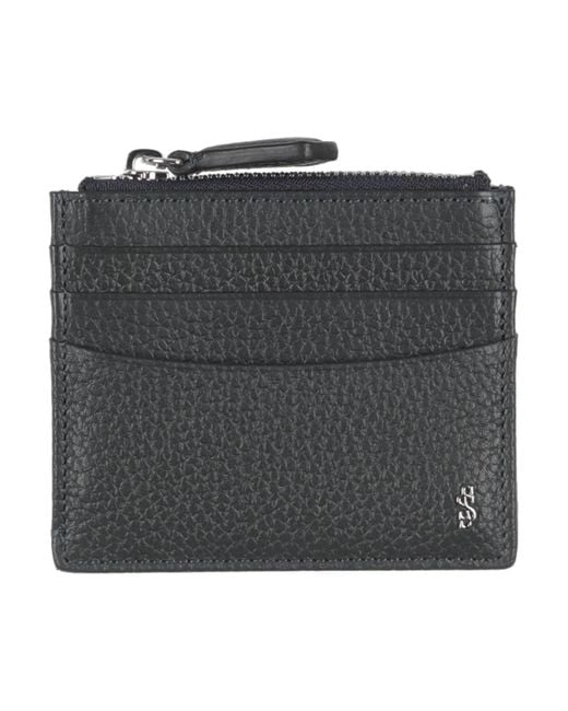 Serapian Black Midnight Cardholder Leather for men
