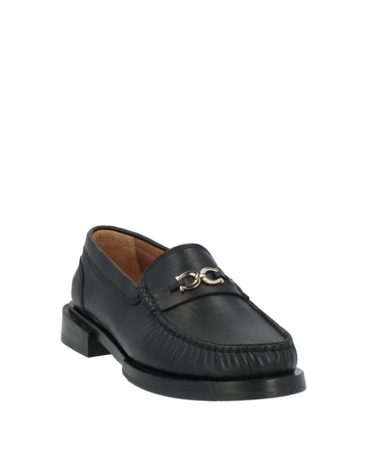 Bobbies Black Loafers Lambskin