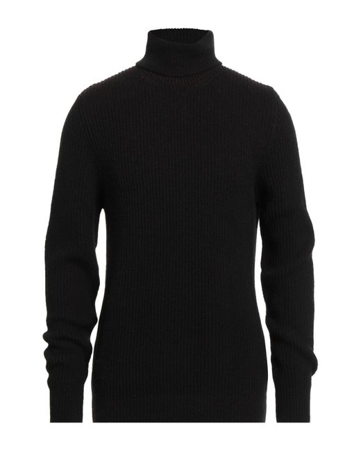 Tagliatore Rollkragenpullover in Black für Herren