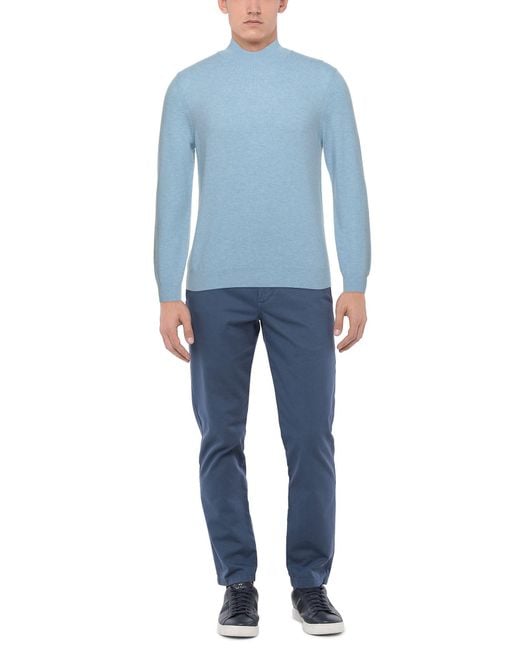 Malo Blue Turtleneck for men