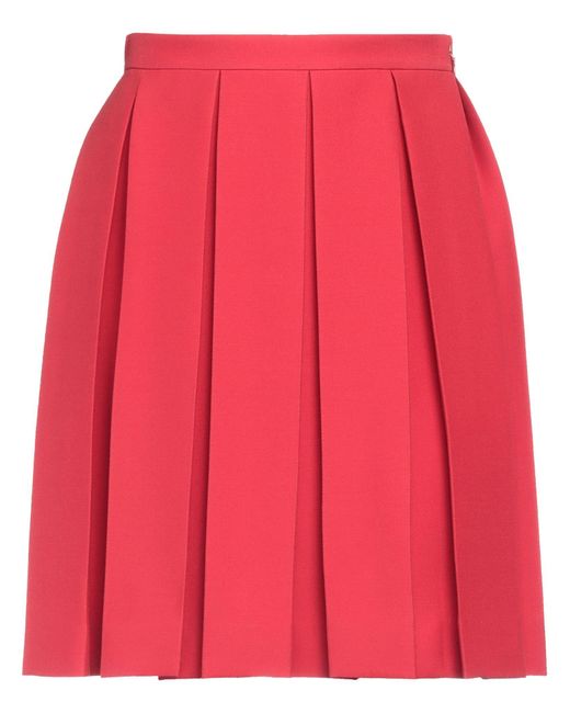 Dior Red Mini Skirt