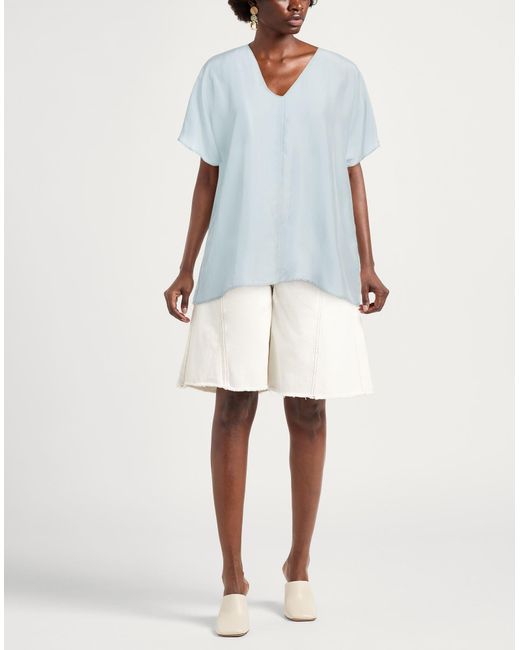 Alysi Blue Top Silk