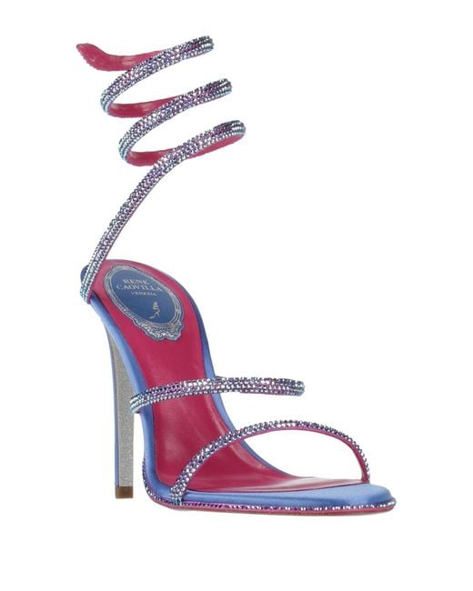 Rene Caovilla Blue Sandals