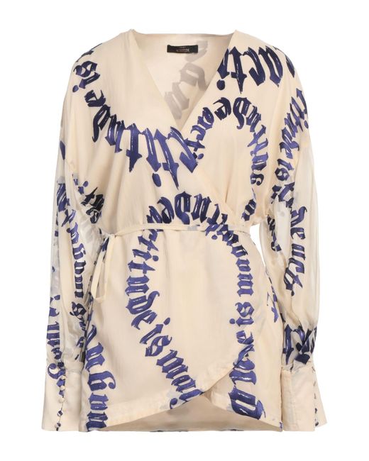 Top Twinset en coloris Natural