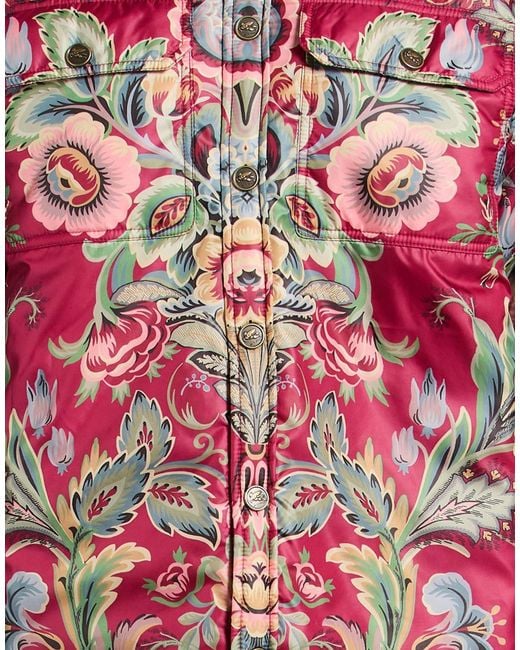 Etro Pink Coat Polyester