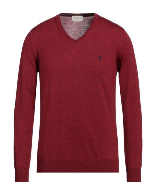 Brooksfield Red Sweater for men