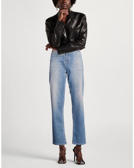 Jacob Cohen Blue Jeans Cotton, Elastomultiester, Elastane