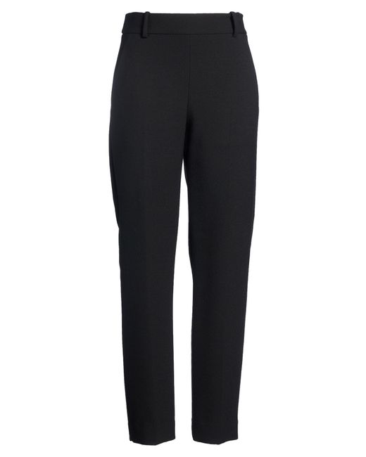 Khaite Black Pants Polyester, Virgin Wool, Elastane