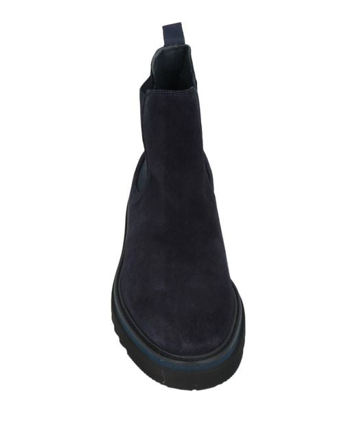Harmont & Blaine Black Midnight Ankle Boots Leather for men