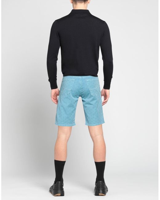 Jacob Coh?n Blue Shorts & Bermuda Shorts Cotton, Elastane for men