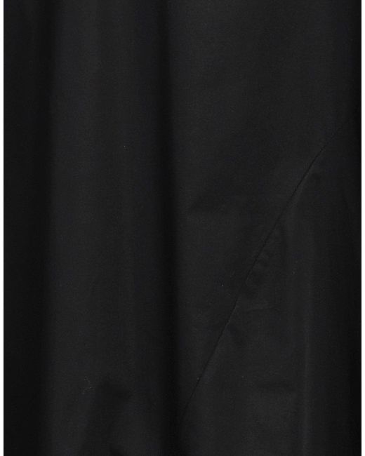 Alpha Studio Black Maxi Dress Cotton, Elastane