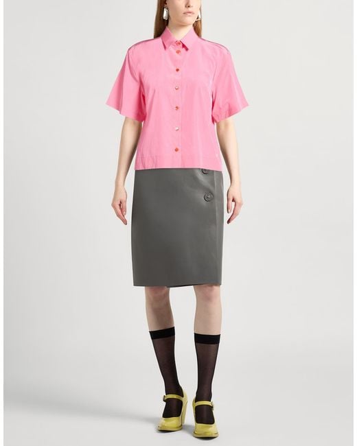 Dolce & Gabbana Pink Shirt Viscose, Cotton