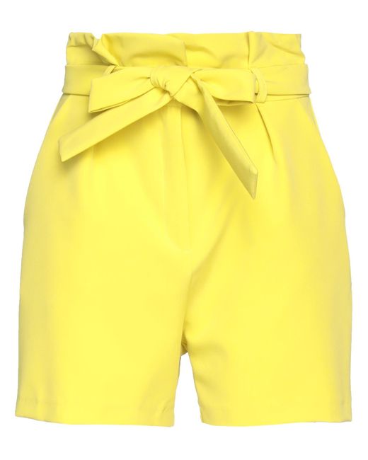 ACTUALEE Yellow Shorts & Bermuda Shorts