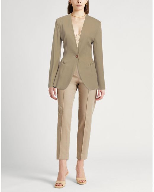 Alysi Natural Blazer Cotton, Polyamide, Elastane