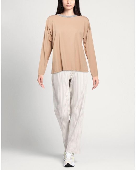 CROCHÈ Natural Top Viscose, Polyamide, Elastane, Polyester