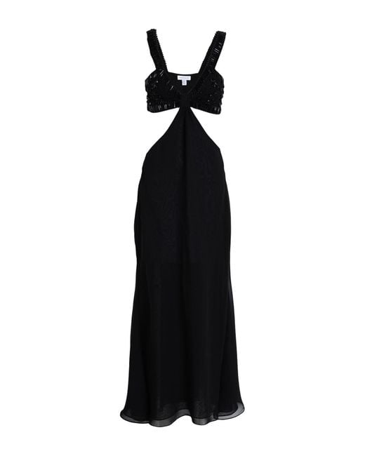 TOPSHOP Black Maxi Dress