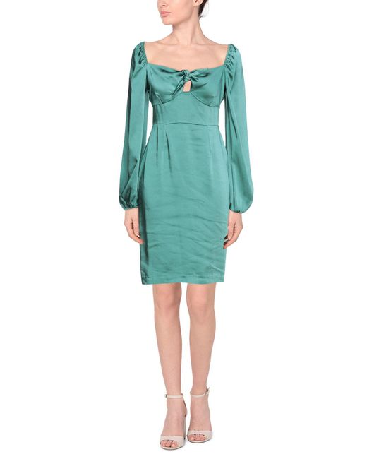 ..,merci Green Emerald Midi Dress Polyester