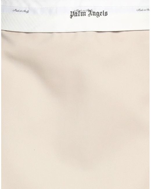 Palm Angels Natural Mini Skirt