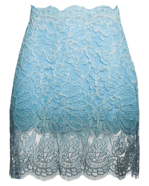 Ermanno Scervino Blue Mini Skirt