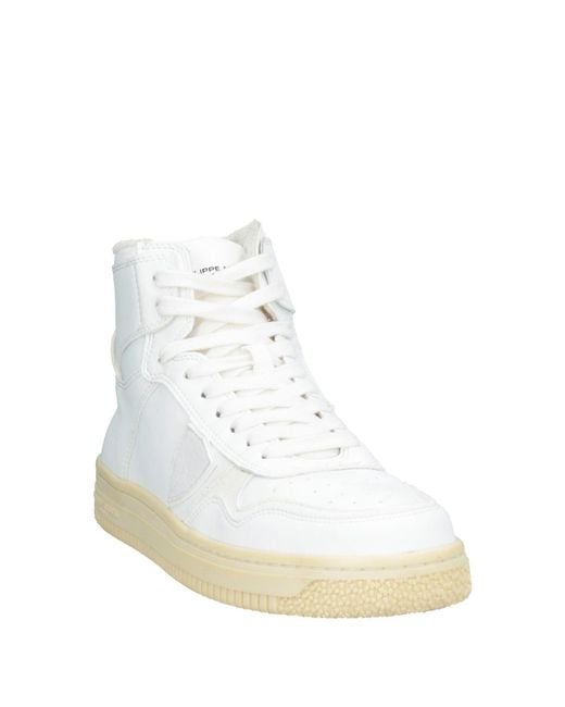 Philippe Model White Sneakers Leather