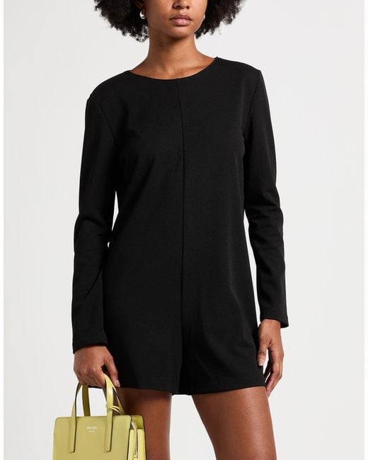 Motel Black Playsuit