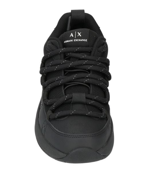 ARMANI EXCHANGE Black Trainers for men