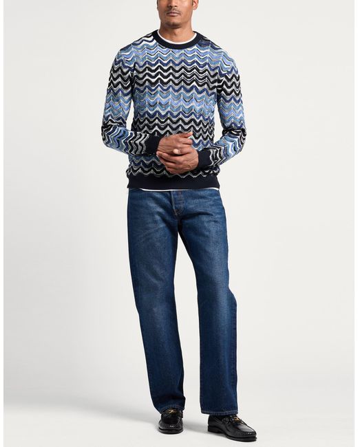 Missoni Blue Sweater Wool for men