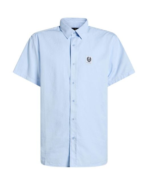 Belstaff Blue Shirt Cotton for men