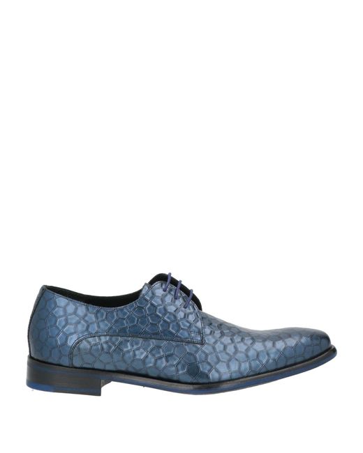 Floris Van Bommel Blue Lace-Up Shoes for men