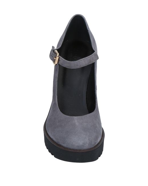 Hogan Gray Pumps Leather