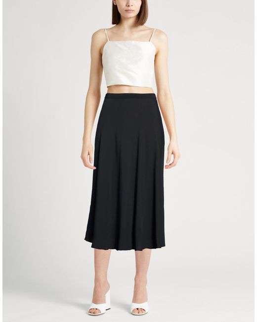 Theory Black Midi Skirts