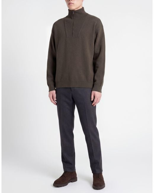 Daniele Fiesoli Brown Lab Sweater Virgin Wool, Cashmere for men