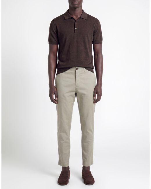 Rrd Gray Pants Cotton, Polyamide, Elastane for men